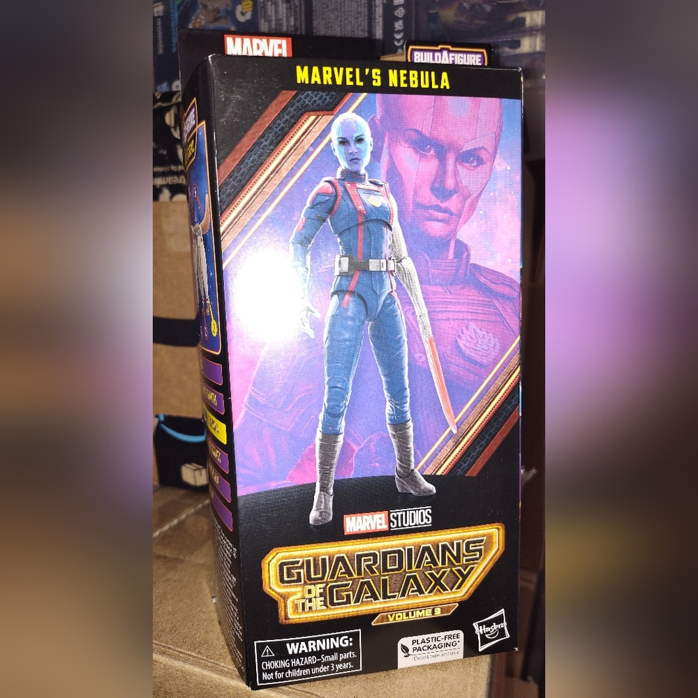 Marvel Legends Guardians of the Galaxy Nebula figure.